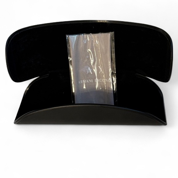 Armani Exchange black eyeglass/sunglass hard case - Picture 2 of 3